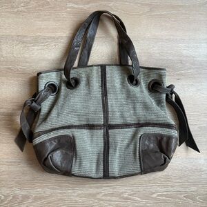 KOOBA Woven Oversized Slouch Shoulder Bag